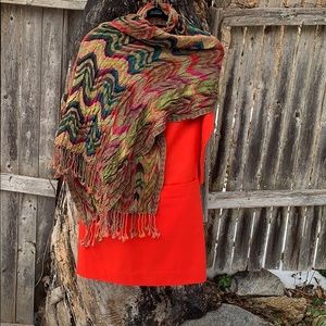 J. Crew Wool Shift Dress. Accessory NOT INCLUDED.